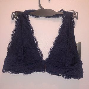 Bralette navy blue new with tags!
